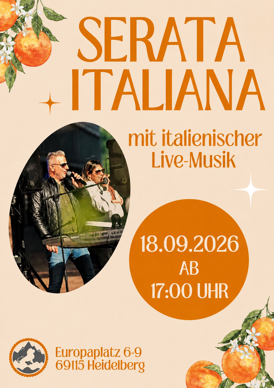Italienischer Abend mit Live-Musik bei Monteleone